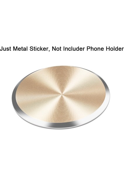 002 Kaplama Alüminyum Alaşımlı Etiket Manyetik Araç Tutucu Üzerinde Huawei Manyetik Levha Için Montaj Mıknatıs Tutucu Samsung iPhone (Yurt Dışından)