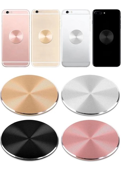 002 Kaplama Alüminyum Alaşımlı Etiket Manyetik Araç Tutucu Üzerinde Huawei Manyetik Levha Için Montaj Mıknatıs Tutucu Samsung iPhone (Yurt Dışından) fiyatları