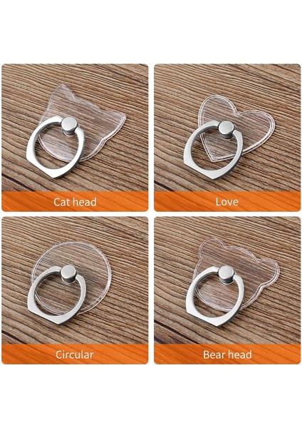 C-6 Evrensel Stent Cep Telefonu Tutucu Standı Parmak Yüzük Manyetik Sevimli Cep Akıllı Telefon Için Şeffaf Tutucu iphone Xs Max 8 (Yurt Dışından) indirimleri