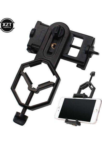 Metal Evrensel Cep Telefonu Adaptörü Sabitleme Kıskacı Dürbün Monoküler Spotting Kapsam Teleskop Telefon Tutucu Destek Mercek (Yurt Dışından) fırsatları