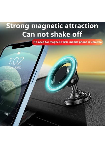 Gümüş 01 Telefon Mıknatıs Tutucu iPhone 14 13 12 Pro Max Smarphone Evrensel Halka Magsafe Telefon Montaj Cep Telefonu Braketi Araba Manyetik (Yurt Dışından) indirimleri