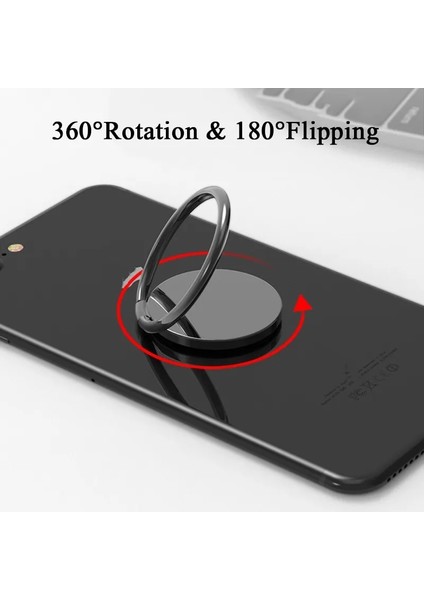 Luowen Hei Lüks Spin Dönebilen Telefon Tutucu 360 Derece Dönebilen Mıknatıs Metal Parmak Yüzük Manyetik Akıllı Telefon Standı Için Akıllı Telefon Soketi (Yurt Dışından) indirimleri