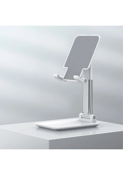 Beyaz Olaf Katlanabilir Tablet Cep Telefonu Masaüstü Telefon Standı iPhone iPad Samsung Için Masa Tutucu Ayarlanabilir Cep Telefonu Standı Tutucu (Yurt Dışından)