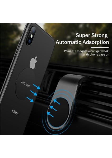 1 Kare ve 1 Yuvarlak Uslıon Metal Plaka Disk Mıknatıslı Araç Telefonu Tutucu Demir Sac Etiket Manyetik Mobil Stand Montaj Otomobil Adsorpsiyon Yeni (Yurt Dışından) modelleri