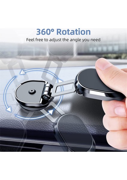 Gümüş Manyetik Araç Telefonu Tutucu Mıknatıslı Cep Cep Telefonu Standı Gps Desteği iPhone 14 13 12 Xiaomi Huawei Samsung Tüm Telefonlar (Yurt Dışından) fırsatları
