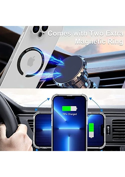 3 Adet D Etiket Halkası Magsafe Kablosuz Şarj iphone 13 Pro Max 12 Mini Cep Telefonu Manyetik Kablosuz Şarj Cihazı Metal Plaka (Yurt Dışından)
