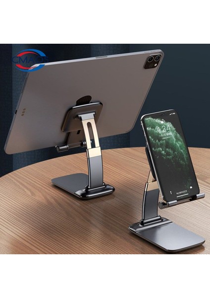 Katlanabilir Beyaz Alüminyum Alaşımlı Masaüstü Cep Telefonu Standı Katlanabilir iPad Tablet Desteği Cep Telefonu Masa Braketi Akıllı Telefon Montajı Için Tembel Tutucu (Yurt Dışından) fırsatları