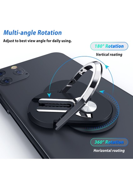 Altın Yükseltme Parmak Yüzük Telefon Için Araç Tutucu Braketi Hava Firar Montaj Standı Supporto Akıllı Telefon Otomatik Samsung IPhone Için Houder Otomatik (Yurt Dışından) modelleri