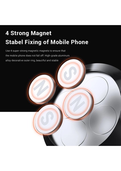 Kırmızı Topk Evrensel Manyetik Araç Telefonu Tutucu Cep Telefonu Standı Hava Firar Dağı Mıknatıs Gps Arabada Standı iPhone 11 Pro Xr x Xiaomi (Yurt Dışından) indirimleri