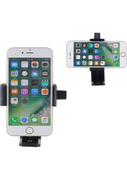 Tip 2 Evrensel Telefon Klipsi 1/4 "vida Tripod Kafa Telefon Tutucu Standı Tripod Monopod Tutucu Braketi 360 Derece iPhone Samsung Için (Yurt Dışından)