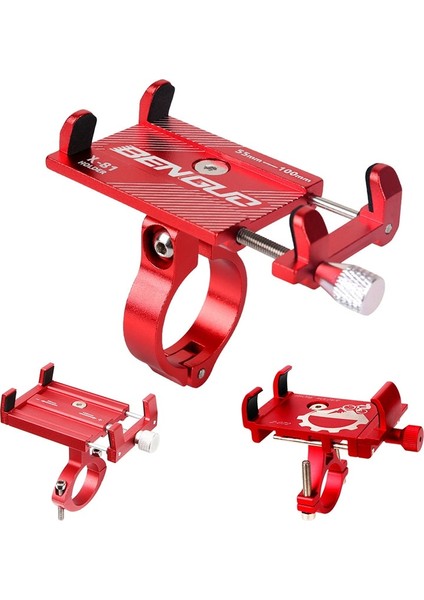Gri Bisiklet Scooter Alüminyum Alaşımlı Cep Telefonu Tutucu Dağ Bisikleti Braketi Cep Telefonu Standı Bisiklet Aksesuarları (Yurt Dışından) fırsatları