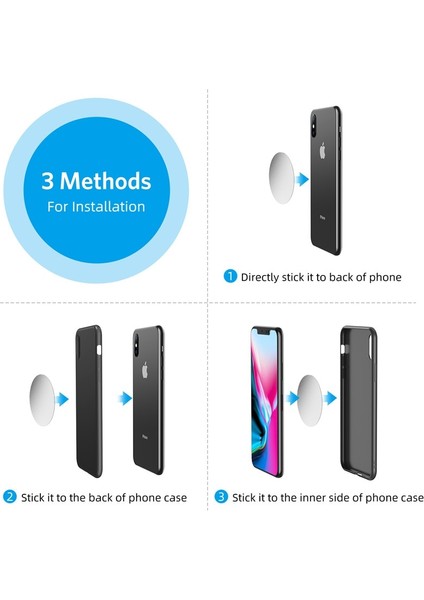 Siyah Manyetik Araç Telefonu Tutucu Standı Xiaomi Redmi Note 5A Mi Note 8 360 Metal Hava Firar Manyetik Tutucu Araba Gps Montaj Tutucu (Yurt Dışından) indirimleri
