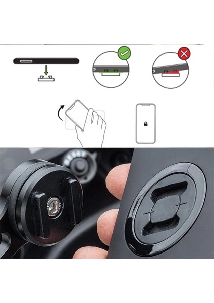 Montaj Kiti I13PRO Motosiklet Cep Telefonları Tutucu ile Iphone 12 Pro Max 11/xs Bisiklet Moto Smartphon Telefon Standı Hızlı Montaj Gps Desteği (Yurt Dışından) modelleri