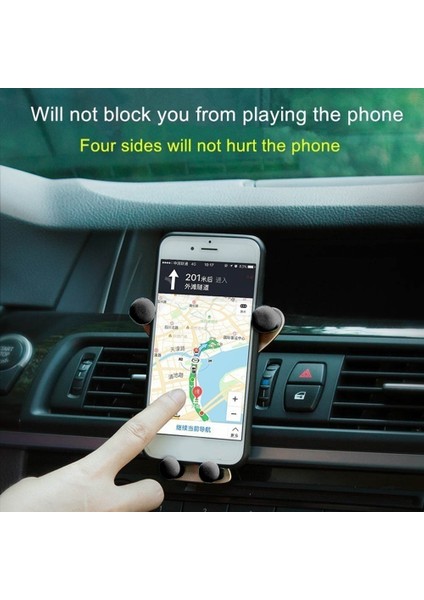 02 Yeni Evrensel Panda Yerçekimi Araç Telefonu Tutucu Hava Firar Montaj Standı Cep Telefonu Gps Için Otomatik Braket Cep Telefonu Araba Aksesuarları (Yurt Dışından) fırsatları