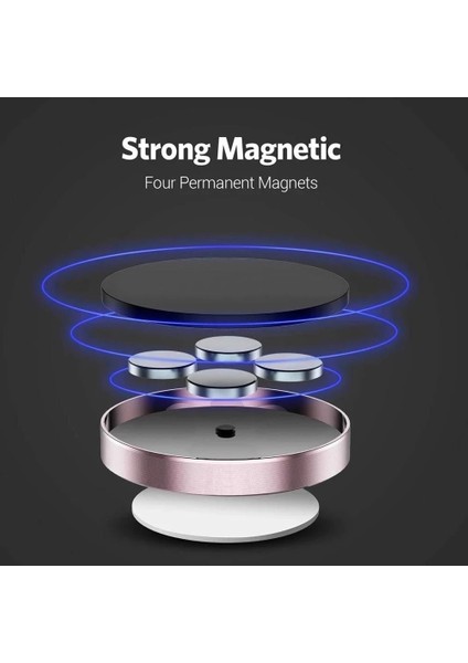 Siyah Manyetik Araç Telefonu Tutucu Redmi Not 8 Için Huawei Araba Gps Hava Firar Dağı Mıknatıs Standı iPhone 12 7 Samsung Huawei Oneplus (Yurt Dışından)