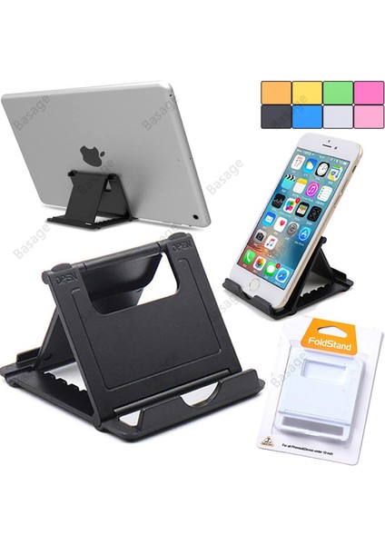 Beyaz Masa Ayarlanabilir Telefon Tutucu Braketi Masaüstü Standı ipad iPhone Samsung Xiaomi Huawei Katlanır Evrensel Cep Telefonu Standı (Yurt Dışından) fiyatları