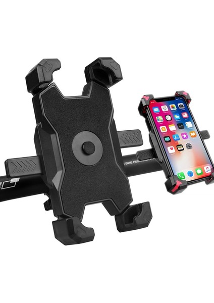 Kırmızı Bisiklet Telefon Tutucu Evrensel Motosiklet Bisiklet Telefon Tutucu Gidon Standı Montaj Braketi IPhone 13 12 11 Için Kolay Açık (Yurt Dışından) fiyatları