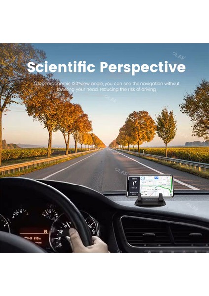 Mavi Araç Telefonu Tutucu Kaymaz Araç Dashboard Standı iPhone Samsung Xiaomi Huawei Evrensel Gps Mat Yumuşak Silikon Braketi Araba Için (Yurt Dışından) modelleri