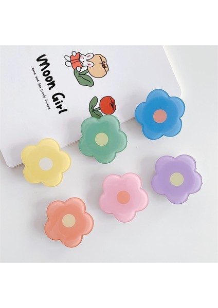 Stil 2 Güzel Parlak Renkli Küçük Çiçekler Genişletilebilir Telefon Griptok Tutucu Kavrama Parmak Yüzük Desteği Katlanır Soket Tutucu (Yurt Dışından) modelleri