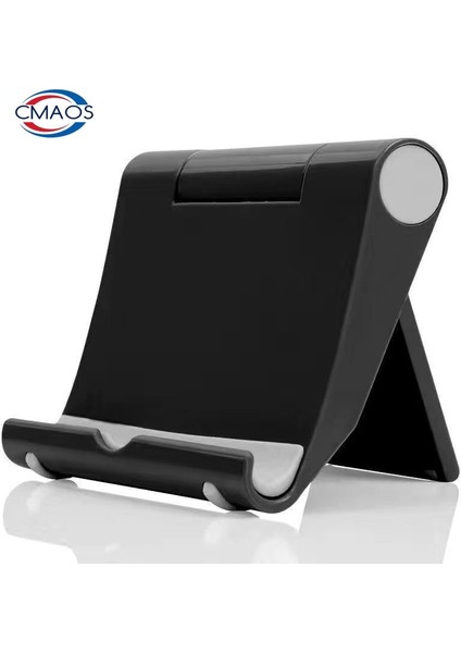 C11-BEYAZ Evrensel Katlanabilir Masa Telefonu Tutucu Montaj Standı Samsung S20 Artı Ultra Not 10 IPhone 11 Cep Telefonu Tablet Masaüstü Tutucu (Yurt Dışından)