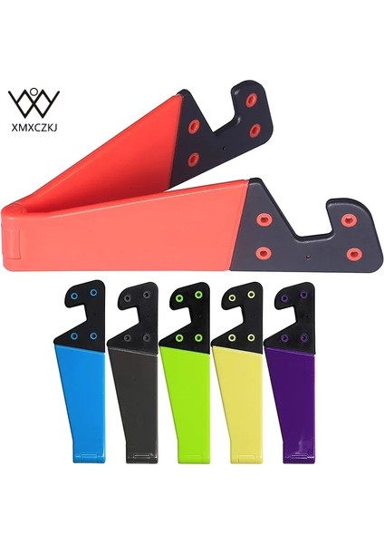 Kırmızı Xmxczkj 1 Adet Evrensel Masaüstü Standı Renkli Taşınabilir Katlanabilir V Modeli Cep Telefonu Montaj Tutucu Cep Telefonu Için Beşik Standı (Yurt Dışından) fiyatları