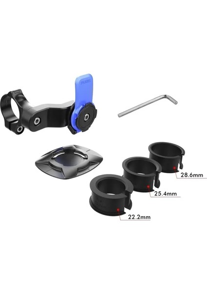 Mavi 7.2 Inç Yeni Motosiklet Bisiklet Telefon Tutucu Darbeye Dayanıklı Mtb Bisiklet Scooter Bisiklet Gidon Güvenlik Hızlı Kilit Desteği Telefon Standı (Yurt Dışından)