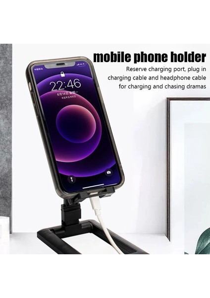 004 Taşınabilir Tablet Cep Telefonu Masaüstü Tutucu iPad iPhone Samsung Için Masa Telefonu Standı Ayarlanabilir Masa Braketi Akıllı Telefon Standı (Yurt Dışından) fırsatları