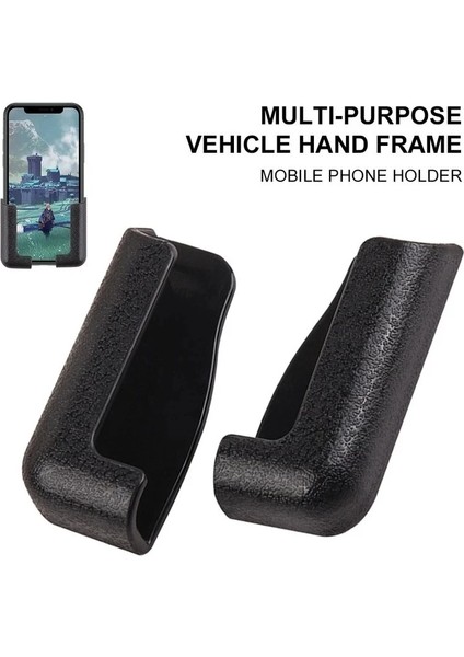 2 Adet Kendinden Yapışkanlı Araç Telefonu Tutucu Pano Mobil Tutucu Çok Fonksiyonlu Telefon Standı Montaj Braketi IPhone 14 Için Duvar Kanca Askısı (Yurt Dışından) fırsatları