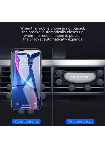 Tip 1 Gri Renk 2022 Yeni Bir Evrensel Araç Telefonu Tutucu Gps Standı Yerçekimi Standı Arabada Telefon Için Standı Manyetik Yok iPhone x 8 Için Xiaomi Desteği (Yurt Dışından) fırsatları