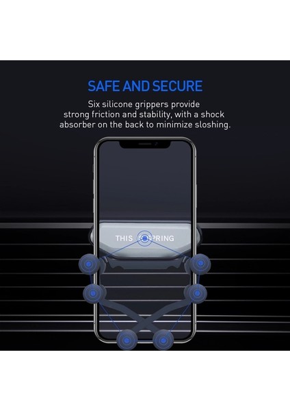 Tip 1 Gri Renk 2022 Yeni Bir Evrensel Araç Telefonu Tutucu Gps Standı Yerçekimi Standı Arabada Telefon Için Standı Manyetik Yok iPhone x 8 Için Xiaomi Desteği (Yurt Dışından) indirimleri