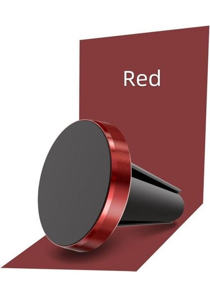 Kırmızı Ryra Manyetik Cep Telefonu Tutucu Araba Gps Hava Firar Dağı Mıknatıs Standı Mini Taşınabilir Araç Telefonu Braketi iPhone Redmi Huawei Için (Yurt Dışından)