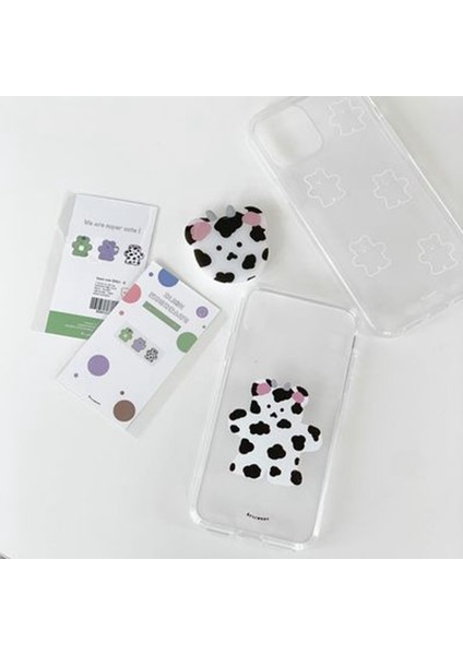 Stil 4 Sevimli Karikatür Kore Ayı Kavrama Tok Kawaii Katlanabilir Telefon Zil Tutucu iPhone Samsung Huawei Xiaomi Telefon Katlama Standı Braketi (Yurt Dışından) modelleri