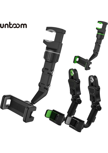 C-156-GREEN Çok Fonksiyonlu Araç Telefonu Tutucu Evrensel Ayarlanabilir Araç Dikiz Aynası Telefon Montaj Araba Koltuğu Asılı Cep Telefonu Klip Braketi (Yurt Dışından) modelleri