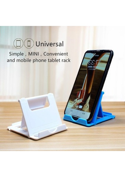 Mor Evrensel Masa Cep Telefonu Desteği Tutucu Telefon Masaüstü Standı Ipad Samsung iPhone x Xs Max Cep Telefonu Tutucu Dağı (Yurt Dışından) fırsatları