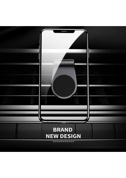 Gümüş 360 Metal Manyetik Araç Telefonu Tutucu Standı iphone Samsung Xiaomi Araba Hava Firar Mıknatıs Standı Araba Gps Montaj Tutucu Akıllı Telefon (Yurt Dışından) fiyatları