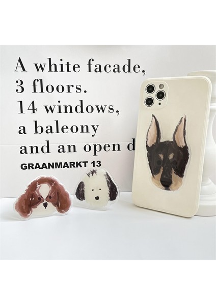 M151 Lüks Parlak Genişletilebilir Telefon Tutucu Karikatür Hayvan Köpek Katlanabilir Elastik Kavrama Tok Soket Parmak Yüzük Braketi Aksesuarları (Yurt Dışından) fırsatları