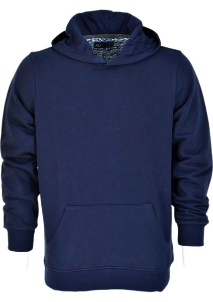 Erkek Kapüşonlu Basic Sweatshirt R2248 BGL-ST03192