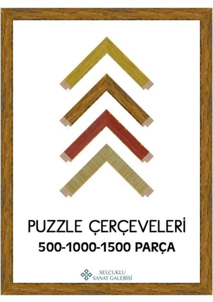 Puzzle Çerçevesi Eskitme 30 Mm 34 x 48 500'Luk Kahverengi