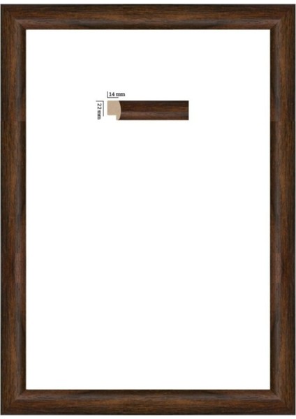 Puzzle Çerçevesi 22 Mm 34 x 96 Kahverengi