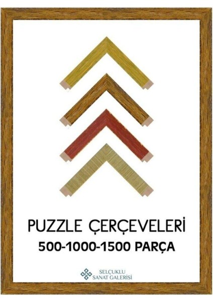 Puzzle Çerçevesi Eskitme 30 Mm - 60 x 85 (1500'Lük) - Kahverengi