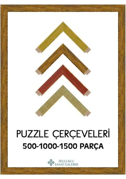 Puzzle Çerçevesi Eskitme 30 Mm - 60 x 85 (1500'Lük) - Kahverengi