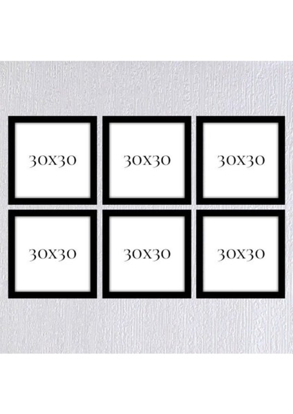 Altılı 30 x 30 Çerçeve ( Postersiz ) - Bos1021 fırsatları