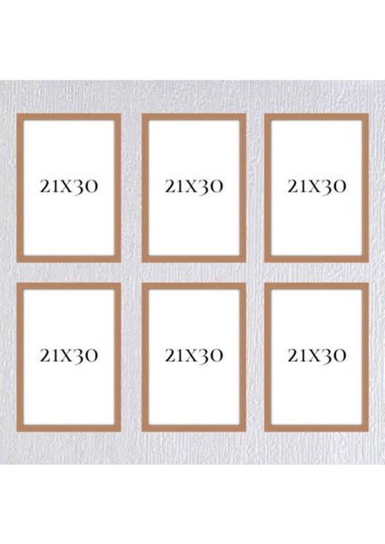 Altılı 21 x 30 Çerçeve ( Postersiz ) - Bos1012 modelleri