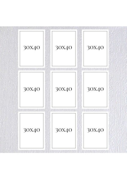 Dokuzlu 30 x 40 Çerçeve ( Postersiz ) - Bos1026 fırsatları