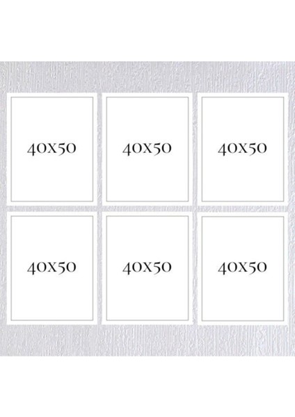 Altılı 40 x 50 Çerçeve ( Postersiz ) - Bos1015 modelleri