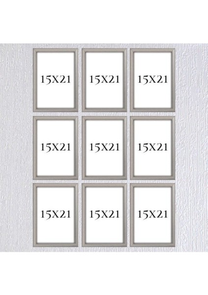 Dokuzlu 15 x 21 Çerçeve ( Postersiz ) - Bos1017