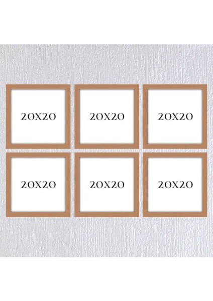 Altılı 20 x 20 Çerçeve ( Postersiz ) - Bos1019 fırsatları
