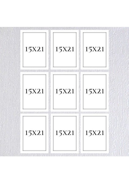 Dokuzlu 15 x 21 Çerçeve ( Postersiz ) - Bos1017 modelleri