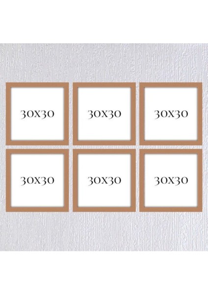 Altılı 30 x 30 Çerçeve ( Postersiz ) - Bos1021 indirimleri