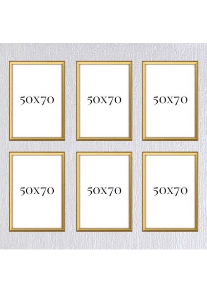 Altılı 50 x 70 Çerçeve ( Postersiz ) - Bos1016